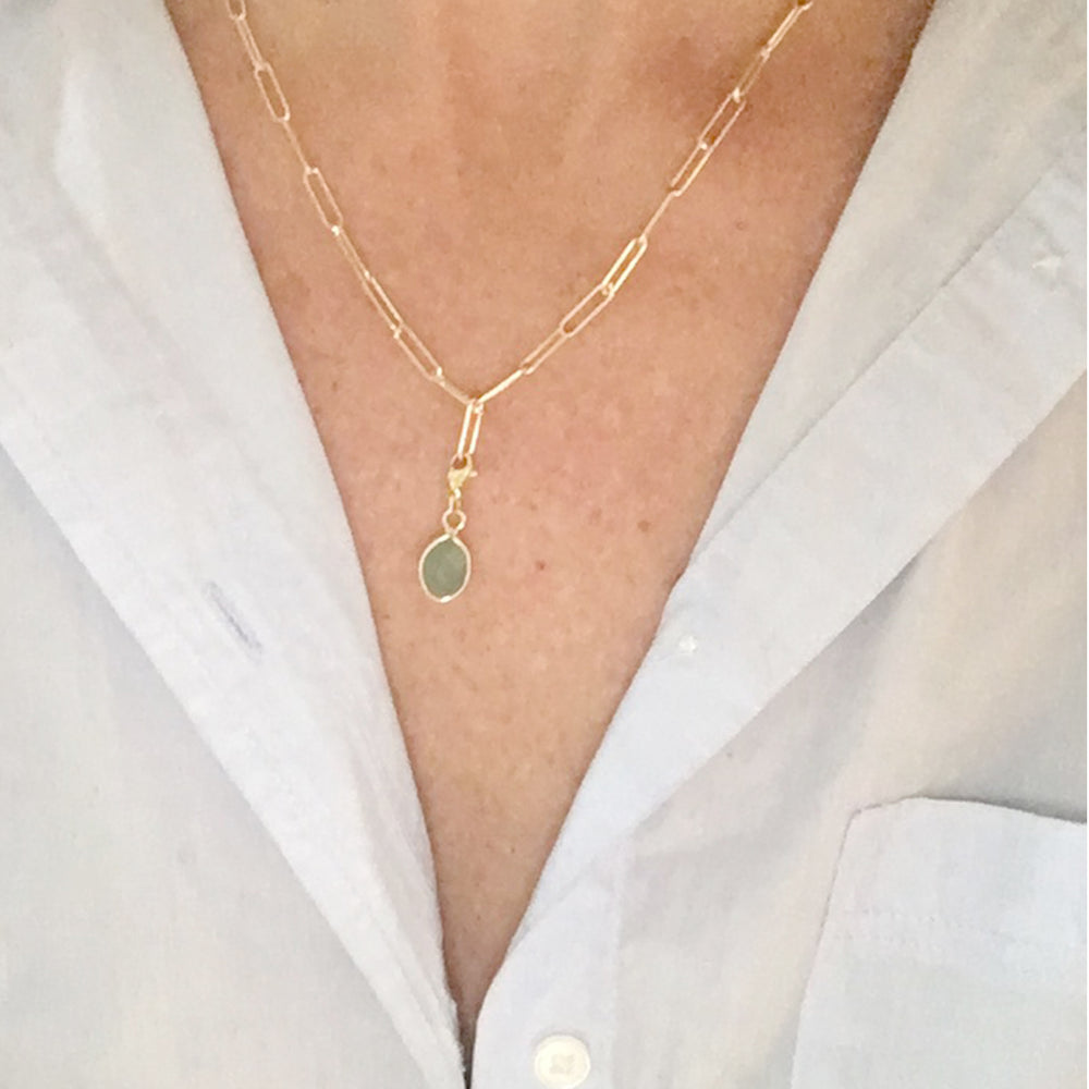 COLLIER NATOU AVENTURINE