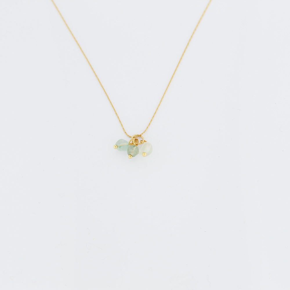 COLLIER TENDRESSE VERT D'EAU