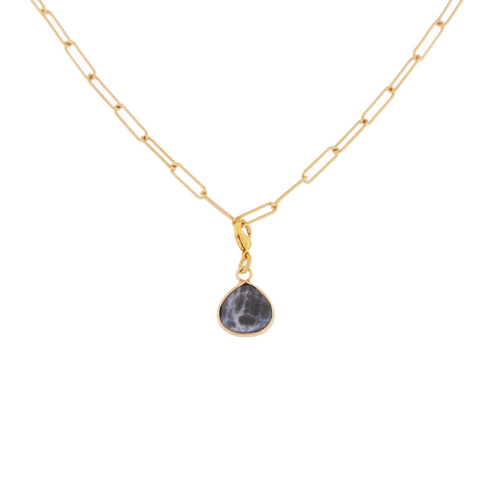 COLLIER NATOU PRUSSIAN BLUE