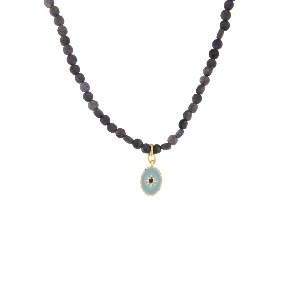 COLLIER GAZELLE GREY