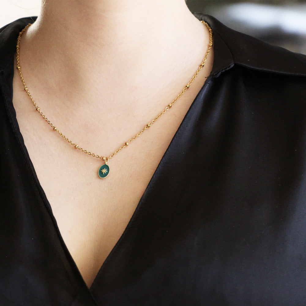 COLLIER LOLA VERT