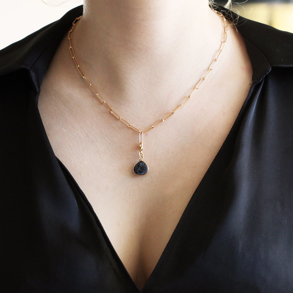 COLLIER NATOU PRUSSIAN BLUE