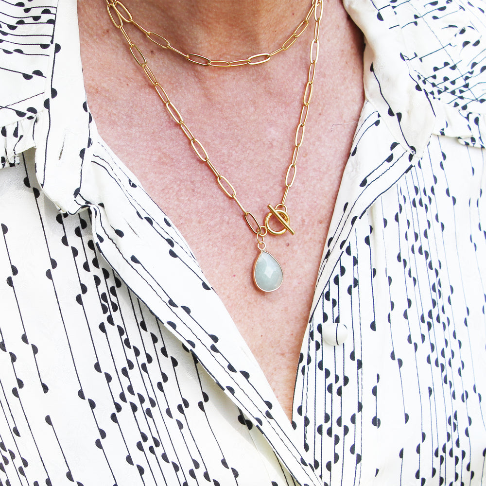 COLLIER VERONIKA GRIS FUMÉ