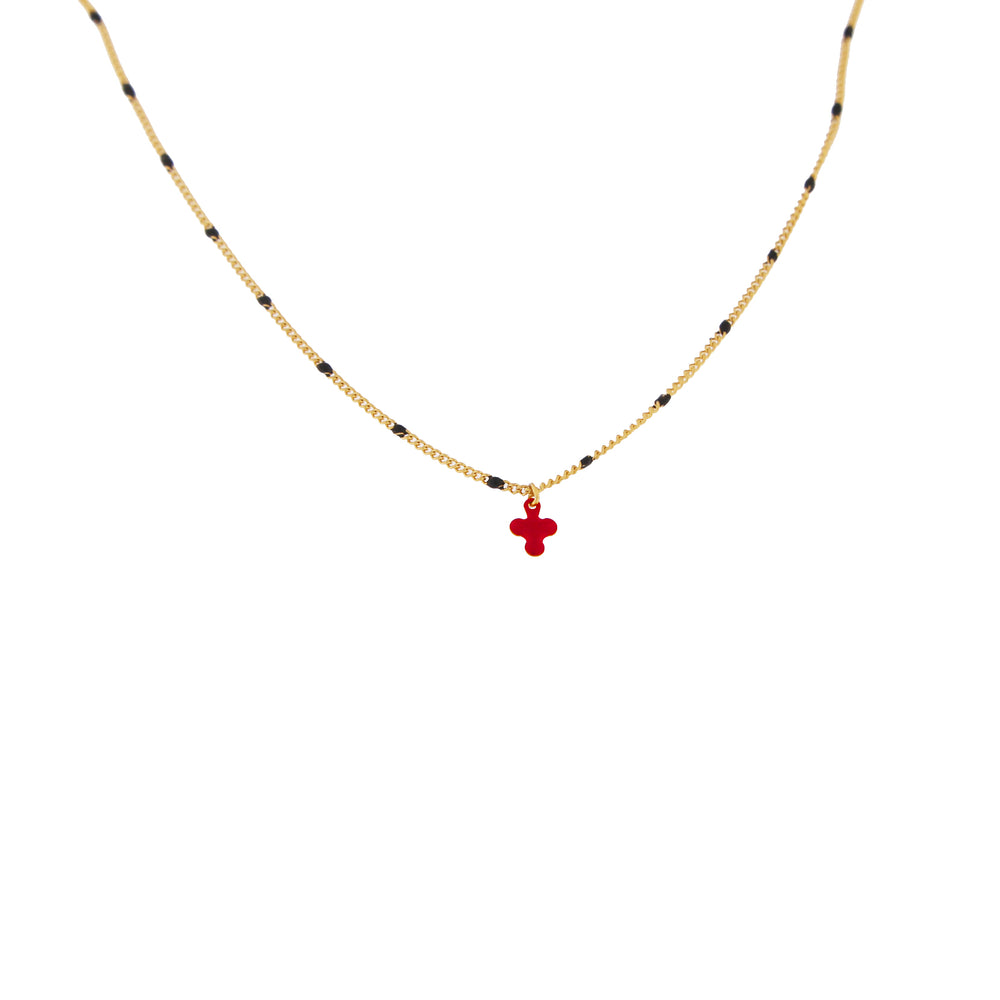 COLLIER LEA POURPRE