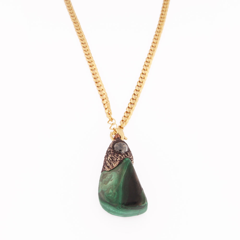 COLLIER MALACHITE
